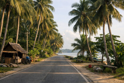 Siargao itinerary 3 days - General Luna Siargao coastal road morning