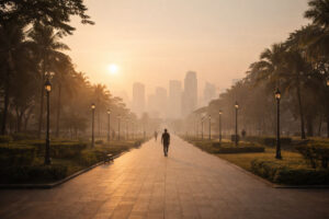 Low-stress New Year’s Day morning walk in Manila, happy new year philippines