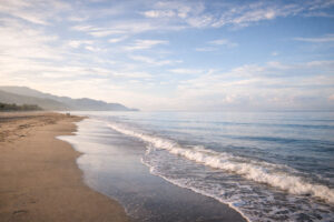 Quiet beach morning reset in Zambales near Manila, happy new year philippines