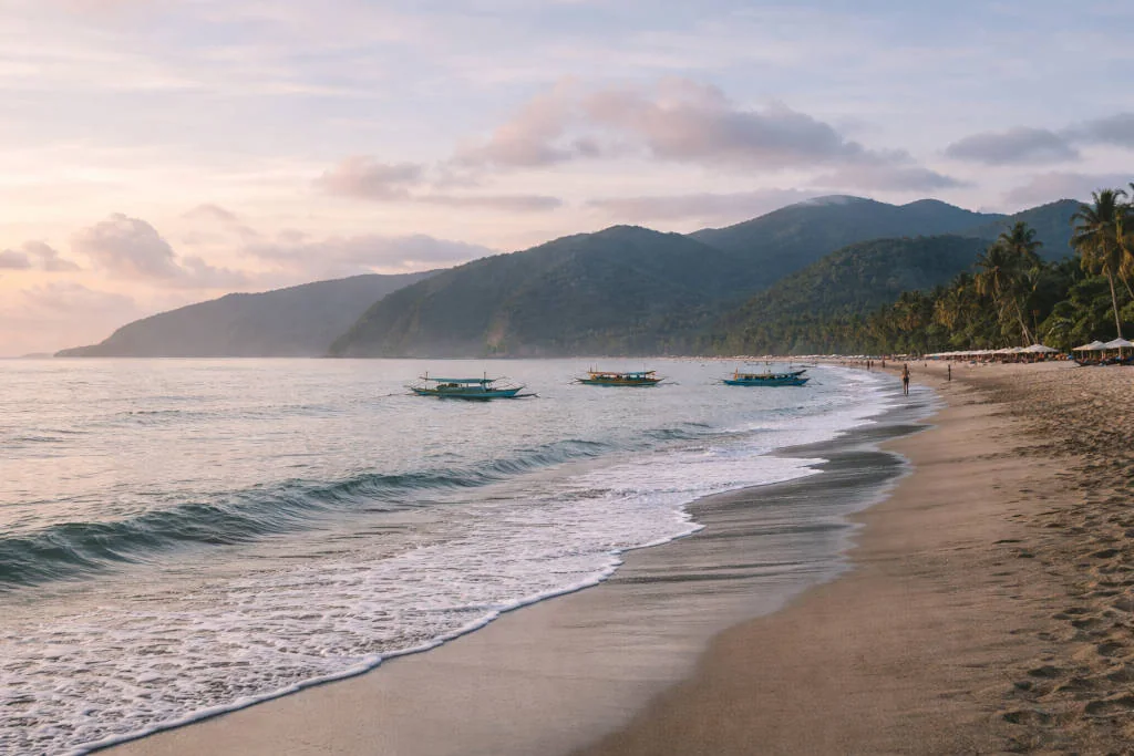 Quiet Morning At Sabang Beach In Baler Aurora, How Many Days In Baler
