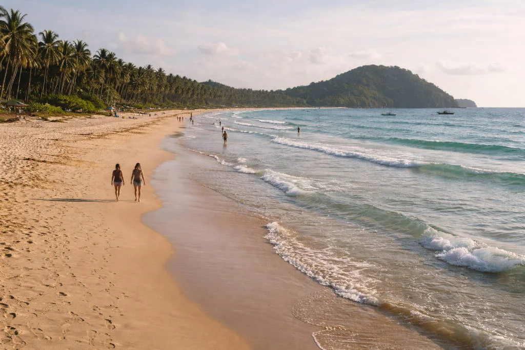 Nacpan Beach Day Trip In El Nido for How Many Days In El Nido