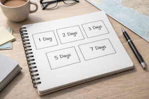 Quick answer table plan for How Many Days in Mactan with 1 to 7 days options