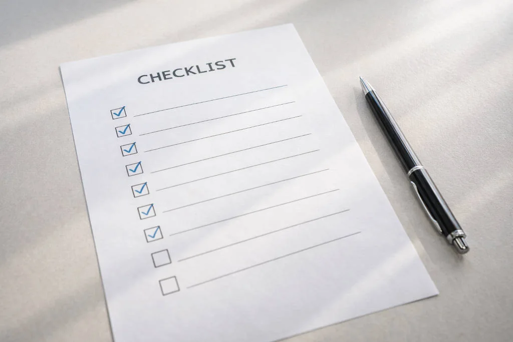 how to book tours in the Philippines using a checklist with ticked boxes