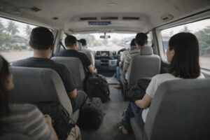 Luggage space tips for how to get around Bicol using UV Express vans