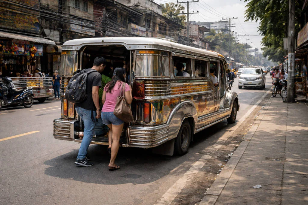 Jeepney/minibus option for how to get around Iloilo City on a budget