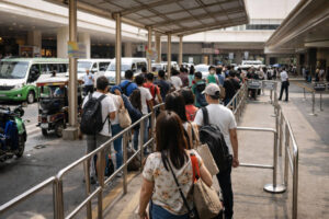 Transport hub cue for how to get around Iloilo City via common pickup points