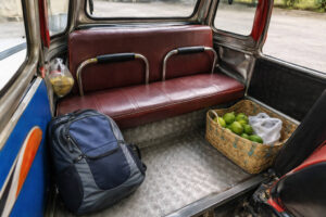 Romblon tricycle typical setup for passengers and small bags for how to get around Romblon