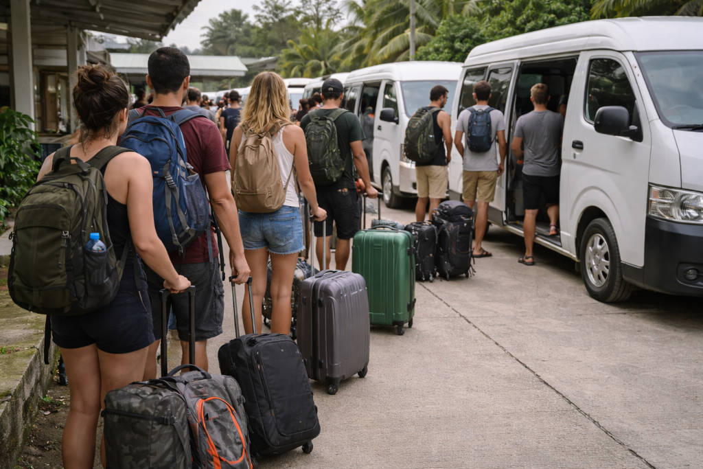 How To Get Around Siargao (General Luna): Tricycles, Vans, And Local Transport Van Transfer Option For Siargao Airport To General Luna for How To Get Around Siargao