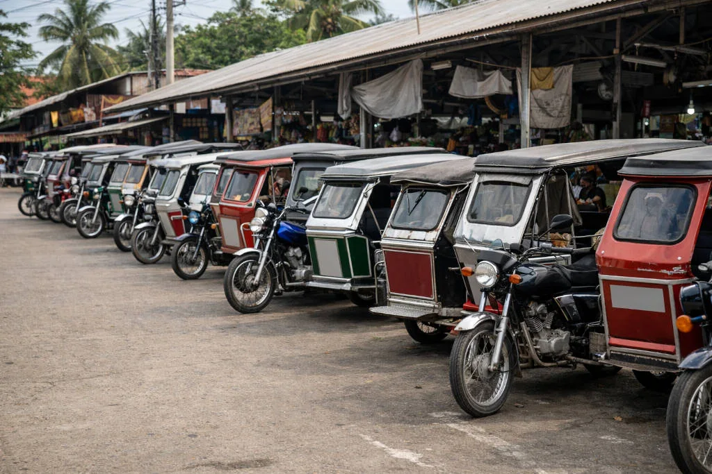 how to get around Zambales using a tricycle terminal in town proper