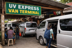 how to get around Zambales with a van terminal for inter-town trips