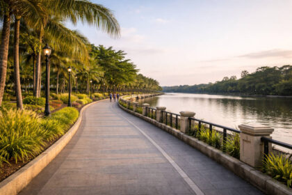 Iloilo City Itinerary: 4 Days (Realistic Pace, With Buffers) Iloilo River Esplanade walkway scene for iloilo city itinerary 4 days at an easy pace