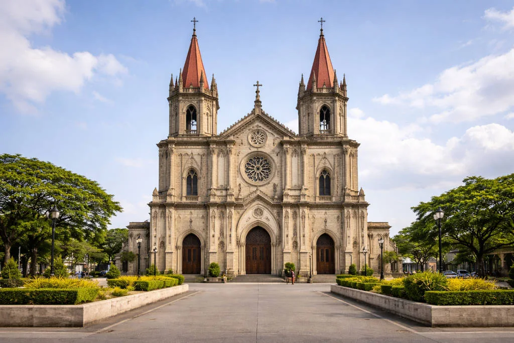 Molo Church stop for a district loop in iloilo city itinerary 4 days