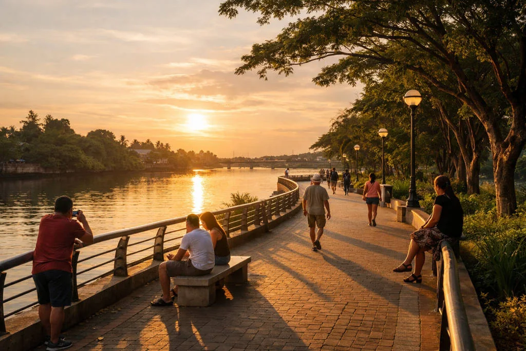 Iloilo City itinerary 7 days planning guide with Iloilo River Esplanade walk