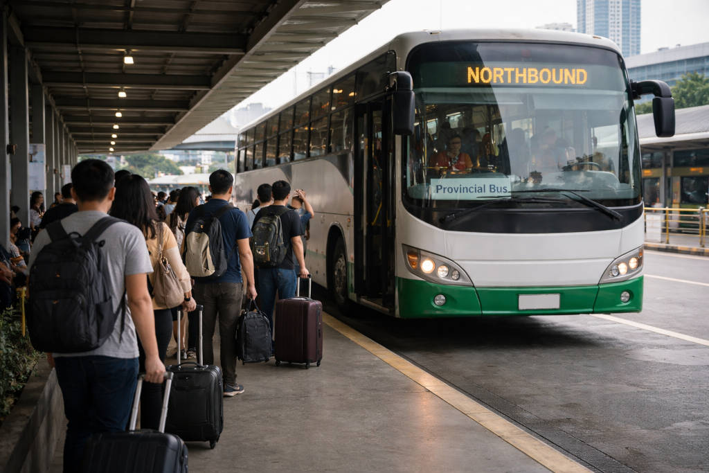 manila to la union bus departing from a Manila terminal
