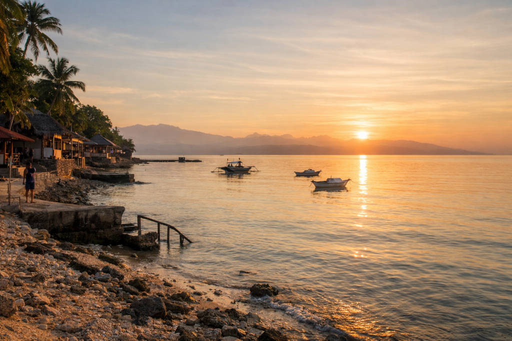 Moalboal Panagsama sunrise overview for moalboal itinerary 5 days planning guide