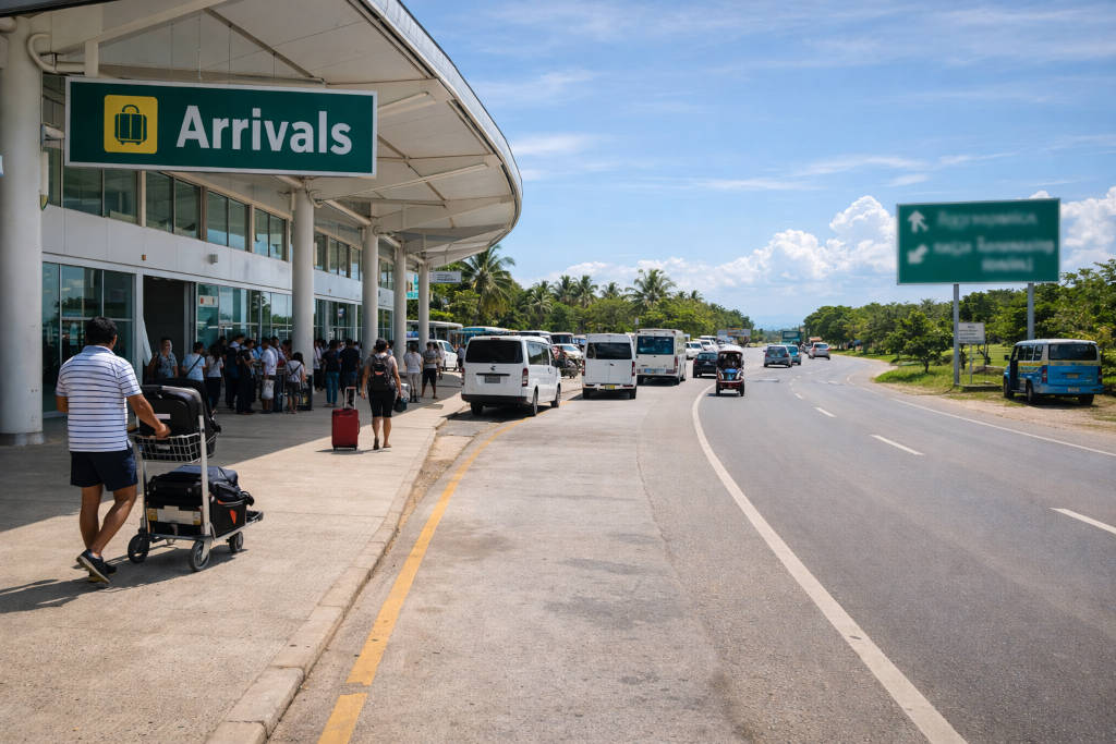 Panglao airport to Alona Beach transfer options from arrivals