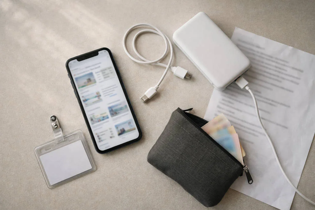 Philippines ferry tickets offline proof kit with screenshots, ID, and power bank