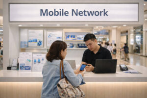 Philippines SIM card guide buying a SIM at an official store in a mall
