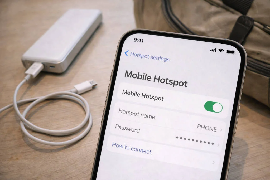 Philippines SIM card guide using phone hotspot as a simple internet backup