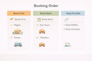 Philippines travel planning guide booking order checklist book first book next keep flexible