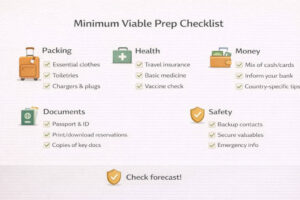 Philippines travel planning guide minimum viable prep checklist for packing health and safety