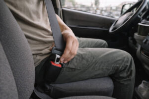 Seat belt safety reminder for a philippines van transfer