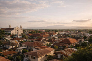 Bantay Bell Tower viewpoint near Vigan for photography spots in vigan