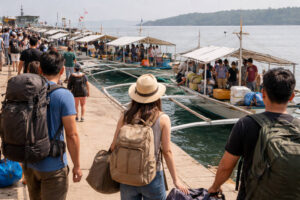 Matnog Port area for pink beach Sorsogon