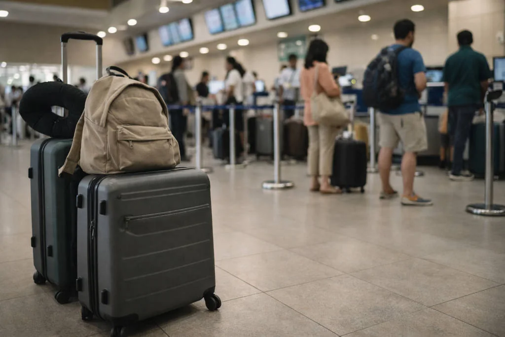 Puerto Princesa to Sagada check-in and baggage planning at Puerto Princesa Airport