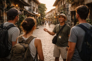slow travel Philippines choosing a local guide for a community walk