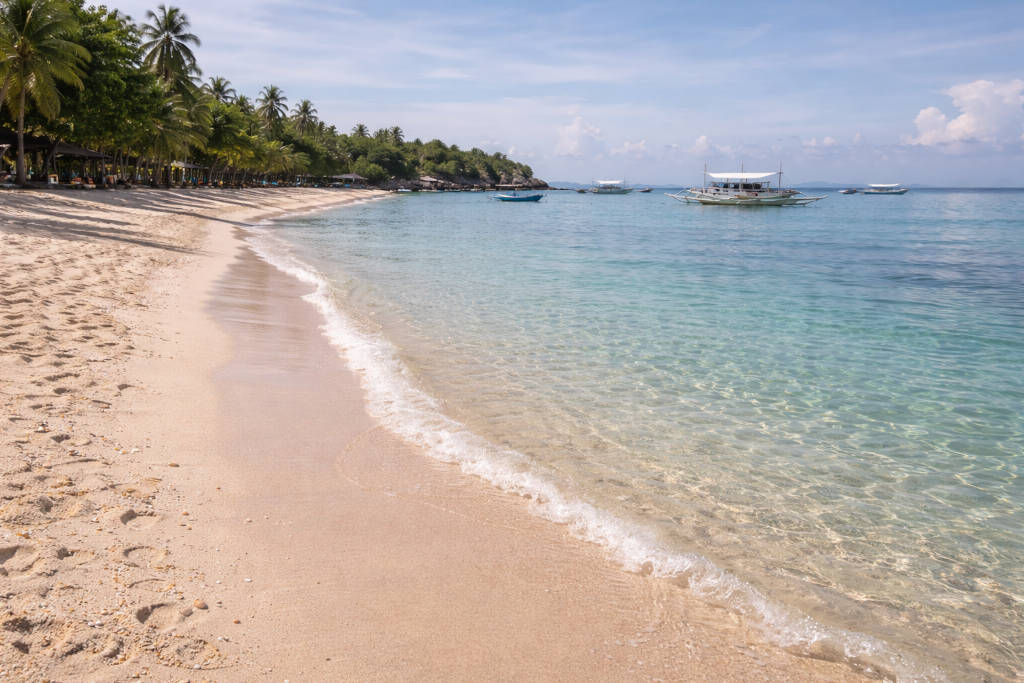 Malapascua island beach wide view for solo travel malapascua guide