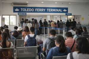 Toledo Ferry Terminal queue and sailing window buffer for Cebu City to Bacolod