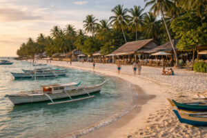 Bounty Beach context photo for where to stay in malapascua