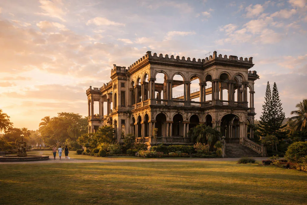 Bacolod itinerary 7 days The Ruins near Bacolod in late-afternoon light