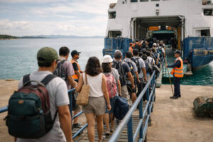 Bantayan Island Itinerary 4 Days Route Via Hagnaya Port Ferry To Santa Fe Port Bantayan Island