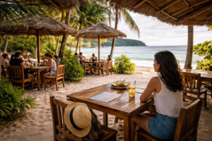 Beachside Dining Area Near Saud Beach Pagudpud Ilocos Norte Close To The best restaurants in Ilocos Norte