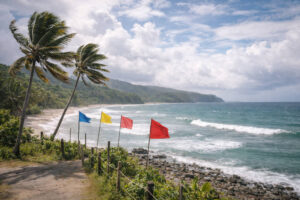best time to visit Sorsogon wind planning photo showing windy conditions in Sorsogon Province with Amihan season cues