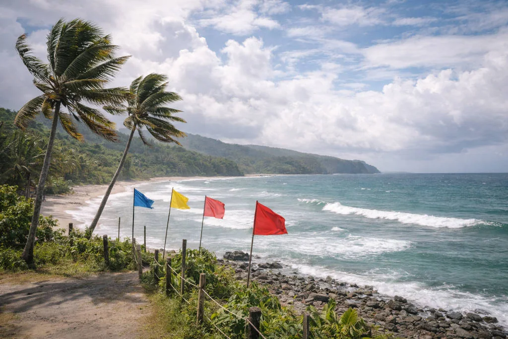 best time to visit Sorsogon wind planning photo showing windy conditions in Sorsogon Province with Amihan season cues