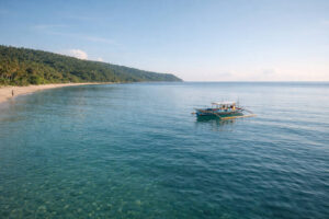 best time to visit Sorsogon example of calm sea conditions for boat tours in Sorsogon Province