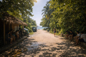 best time to visit Sorsogon heat planning photo of a hot dry season afternoon in Sorsogon Province with strong sun