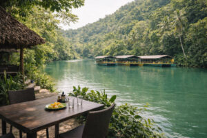 Loboc River stop option for lunch and rest during a Bohol Countryside Itinerary 4 Days