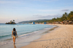 White Beach Stations 1, 2, and 3 walking route in Boracay for free things to do in Boracay