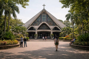San Pedro Cathedral area in Davao City as Free things to do in Davao City