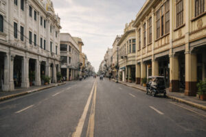 Calle Real heritage street perspective, classic free things to do in Iloilo City for an easy City Proper walk