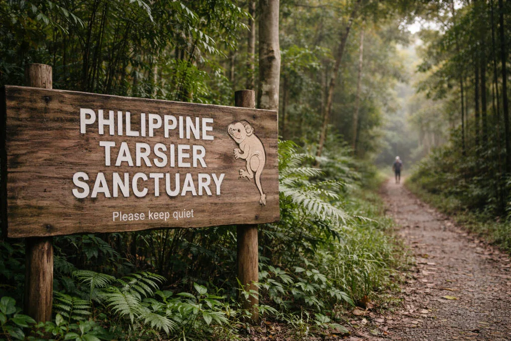how many days in Bohol Countryside planning with Philippine Tarsier Sanctuary quiet trail and visiting rules