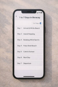 How Many Days in Boracay quick answer table 1 to 7 days