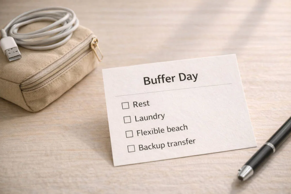 How to add a buffer day in Romblon without wasting it for How Many Days In Romblon planning