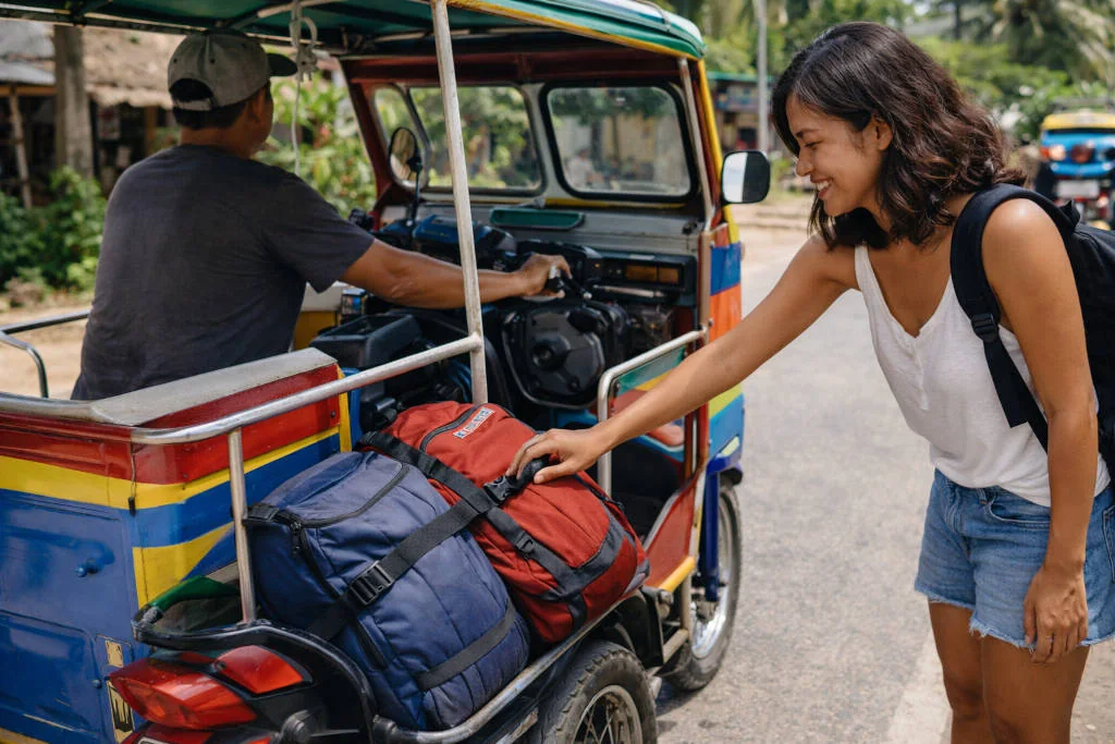 How To Get Around Bantayan Island Luggage Fit Check For Tricycle Rides Bantayan Island