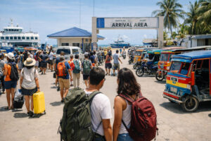 How To Get Around Bantayan Island Santa Fe Port Pickup Area For Local Transport Bantayan Island