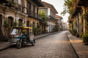 How To Get Around Vigan By Tricycle Near Calle Crisologo